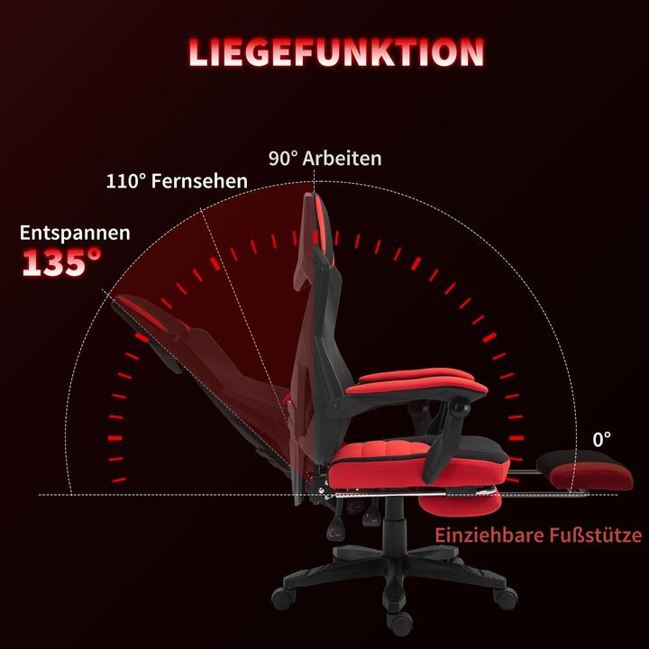 Image du produit Vinsetto Chaise de jeu avec repose-pieds