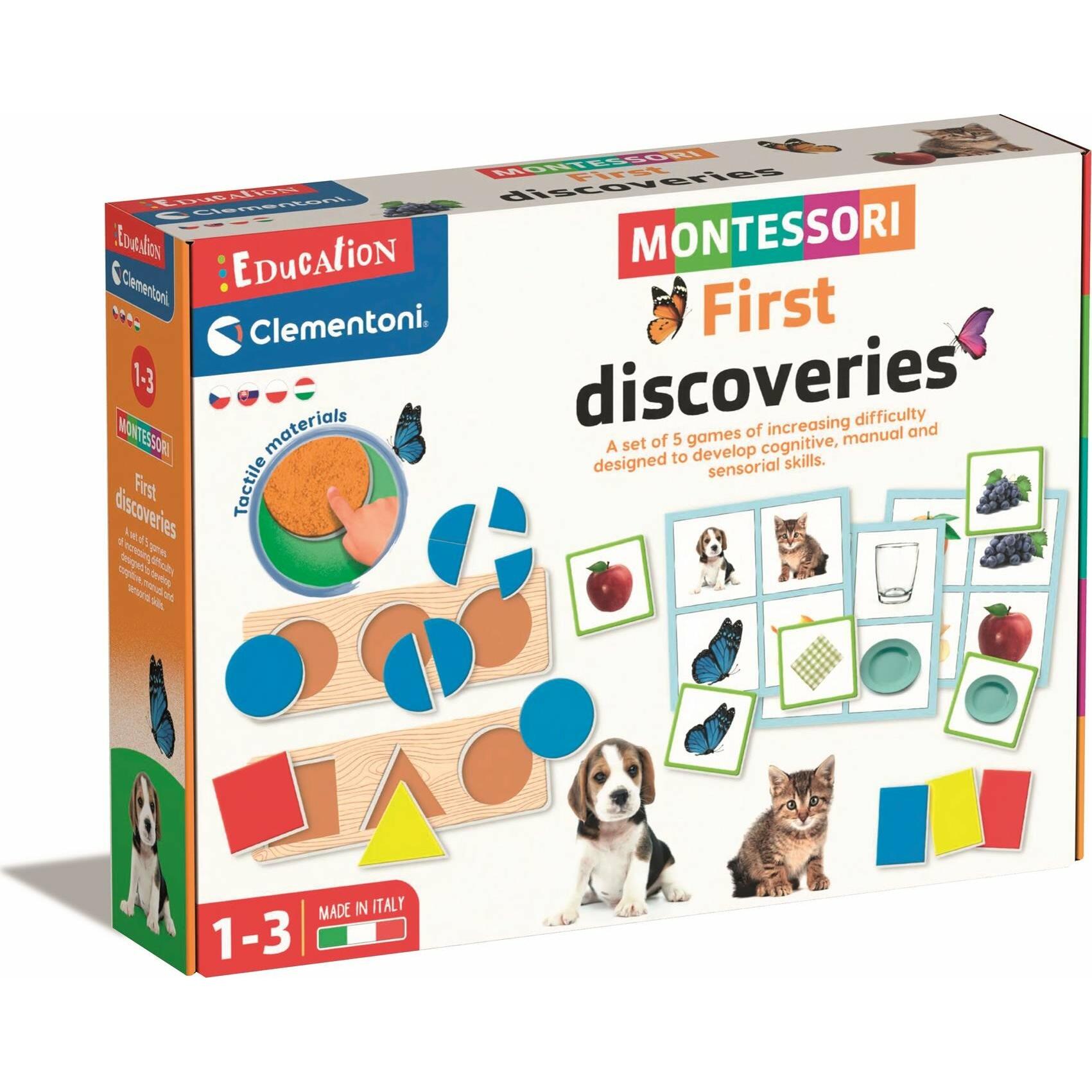 Clementoni Montessori - erste Entdeckungen, 6 Spiele