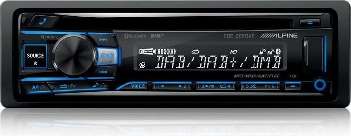 Alpine CDE-205DAB (Apple Carplay, Auto Android)