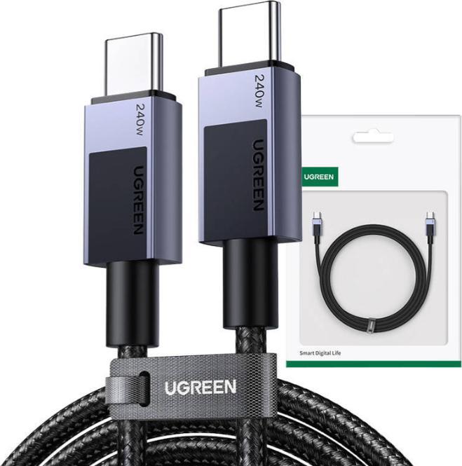 Actual product image Ugreen USB C — USB C (2 m, USB 2.0, 240 W)
