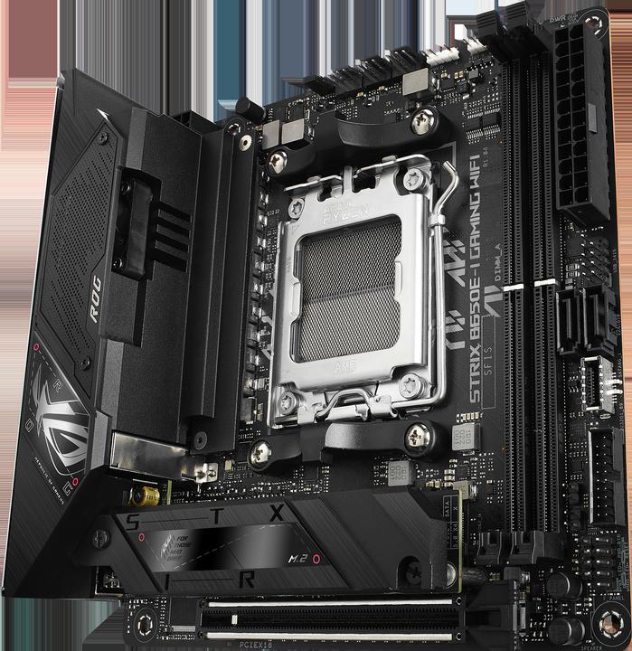 Actual product image ASUS ROG STRIX B650E-I GAMING WIFI (AM5, AMD B650E, Mini-ITX)