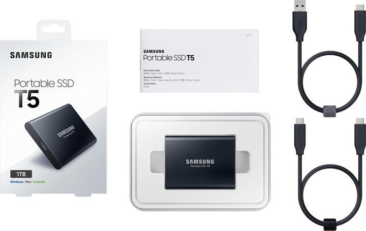 Image du produit Samsung T5 portable (1000 Go)