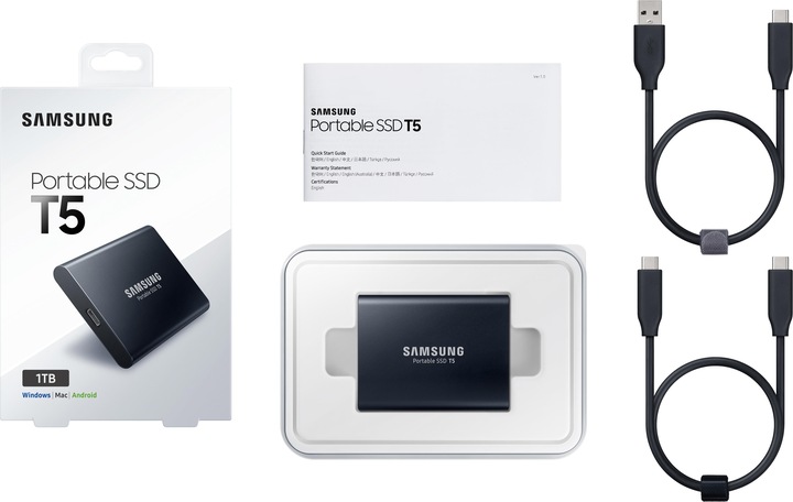 Image du produit Samsung T5 portable (1000 Go)