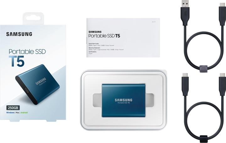 Produktbild Samsung Portable T5 (0.25 TB)