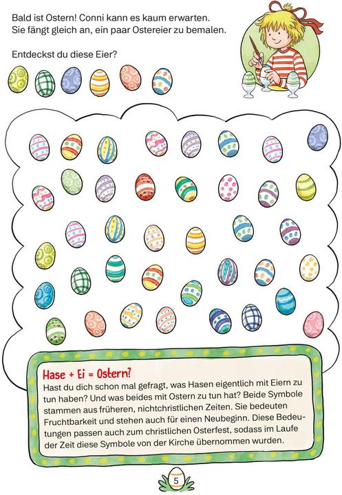 Productafbeelding Conni Gelbe Reihe (Beschäftigungsbuch): Mein Mega-Oster-...