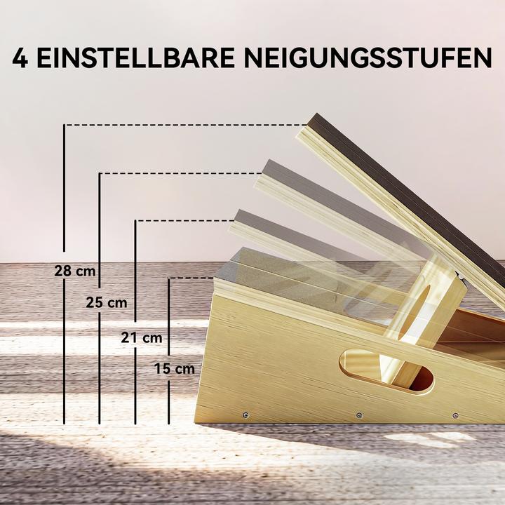 Produktbild SportNow Schrägbrett Buchenholz Naturholz