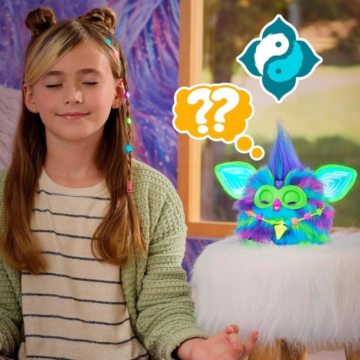 Produktbild Furby Galaxy Edition, Glow in The Dark, 15 Fashion Accessories, Interactive Plush Toys for 6 Year Ol (19.05 cm)