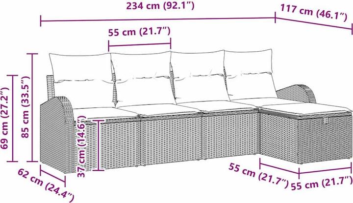 Produktbild vidaXL Nora