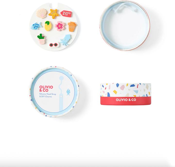 Immagine prodotto Olivo & Co Sonnenbrille Kette aus Silikon-blau