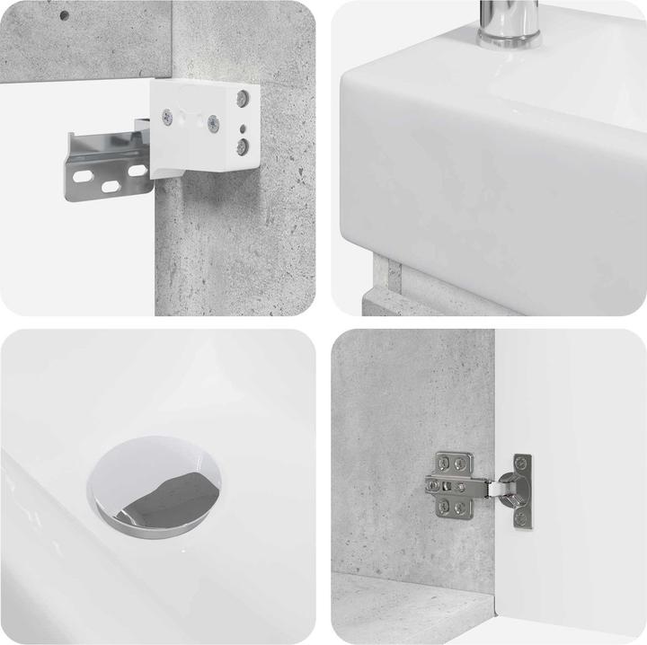 Produktbild vidaXL Badezimmer-Waschtisch (455 mm, 225 mm)