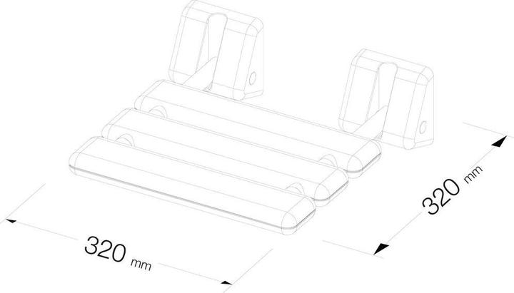 Produktbild Animo Duschklappsitz (100 kg)