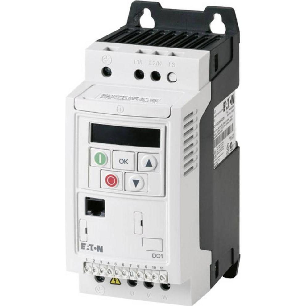Eaton, Frequenzumrichter, Frequenzumrichter DC1-342D2FN-A20N 0.75 kW 3phasig 400 V