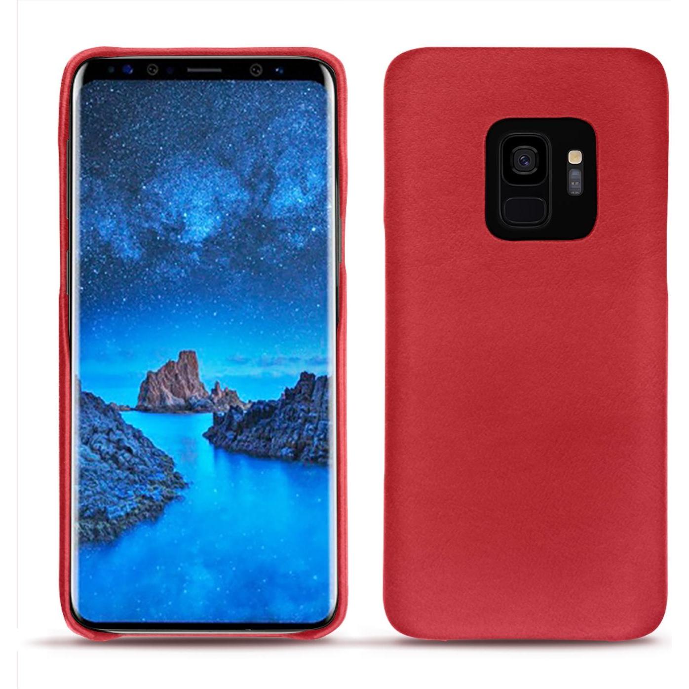 Thumbnail - Noreve Lederschutzhülle (Samsung Galaxy S9), Smartphone Hülle, Rot