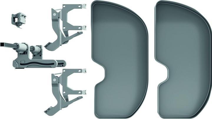 Produktbild Ninka Eck-/Abschlussschrank-Schwenkbeschläge Trigon für scharnierte Tü (1 Stk.)