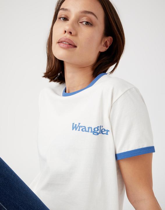 Actual product image Wrangler T-shirts Relaxed Ringer Tee (S)