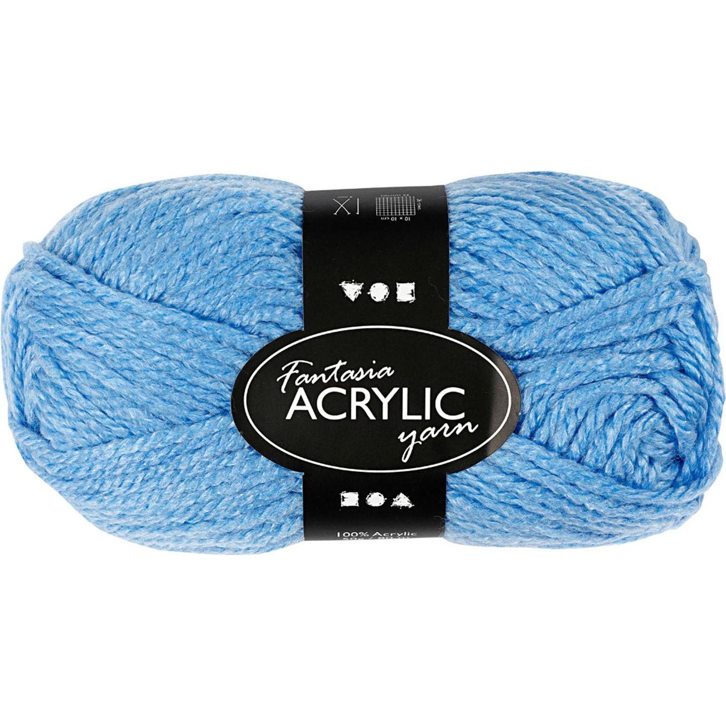 Creativ Company Acrylwolle, Garn + Wolle, Blau