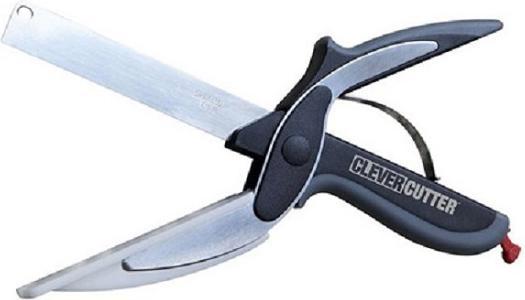 Clever Cutter 2 in 1 food knife scissors