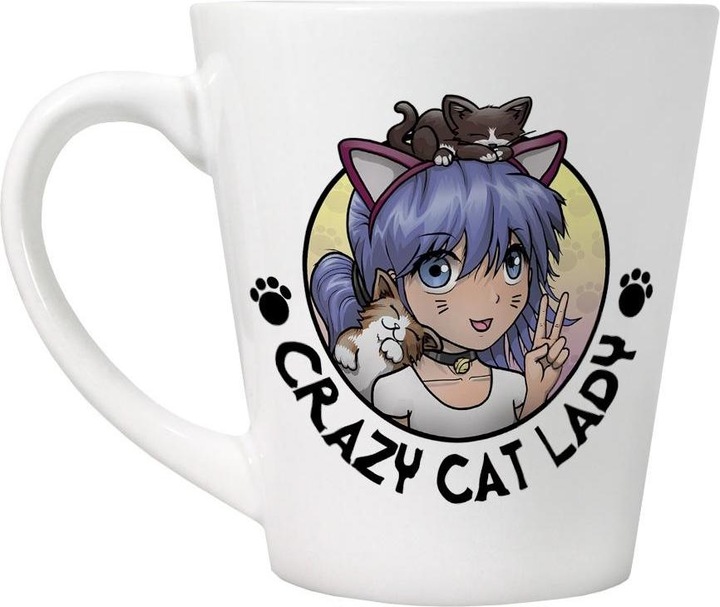Actual product image Grindstore Crazy Cat Lady coffee mug