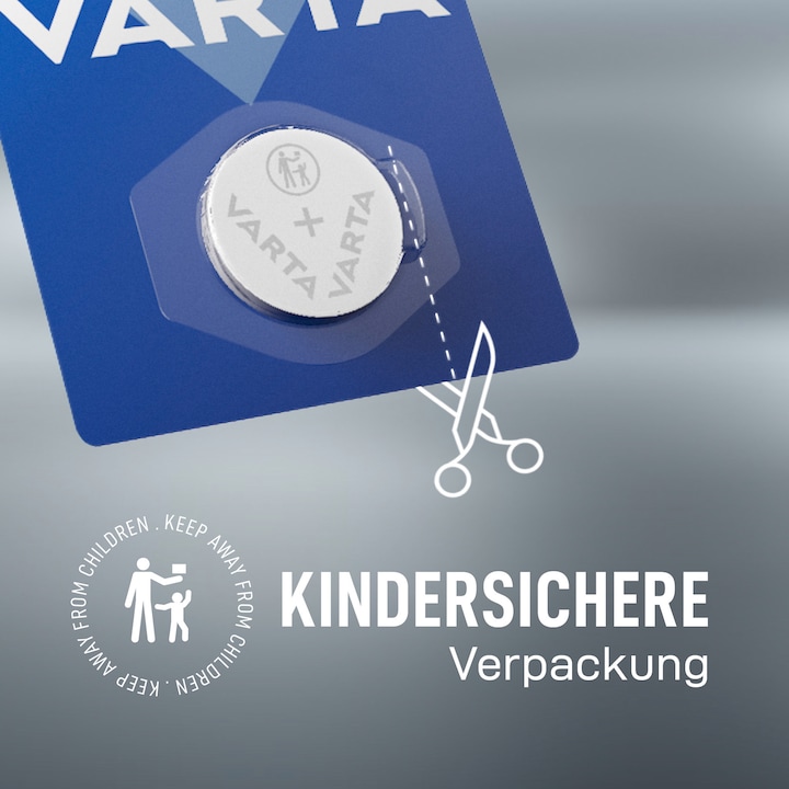 Produktbild Varta Batterie Knopfzelle CR2450 3V 570mAh Lithium 4St. (4 Stk., CR2450, 570 mAh)