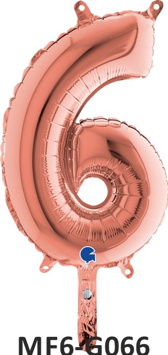 Immagine prodotto Grabo Numero di palloncino in foil argento (1 x)