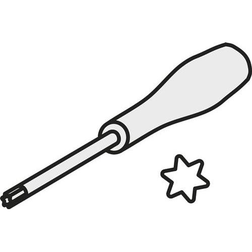 Pramet, Cacciavite, Torx-Schraubendreher ISO TX225PLUS Bruttogewicht 87g (Pin-torx)