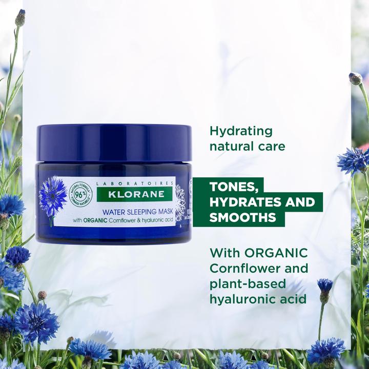 Actual product image Klorane Bleuet Organic Night Moisturizer (50 ml)