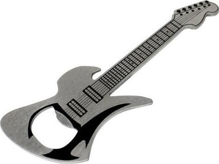 Suck UK Guitar Bottle Opener Keychain (Kapselheber)