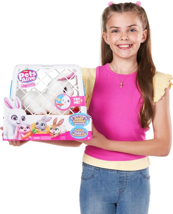 Actual product image Zuru Pets Alive Mama Bunny Surprise (23.80 cm)