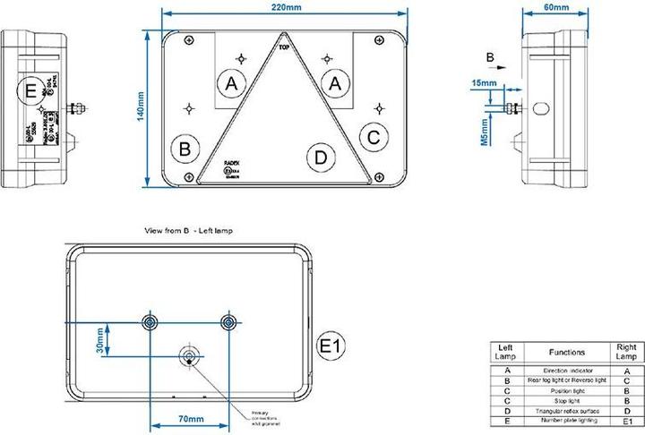 Image du produit ProPlus Feu arrière