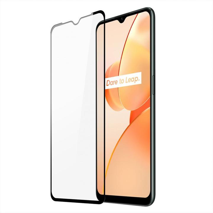 Produktbild Dux Ducis 9D Tempered Glass 9H Durable Full Screen Tempered Glass with Realme C31 frame black (case (1 Stück, Realme C31)