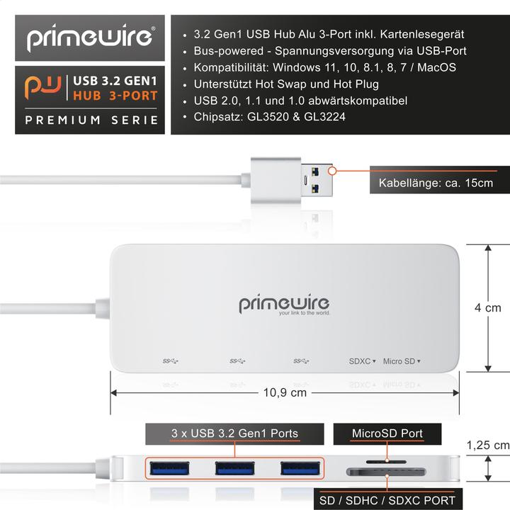 Produktbild Primewire 302588 (USB-A, 5 Ports)