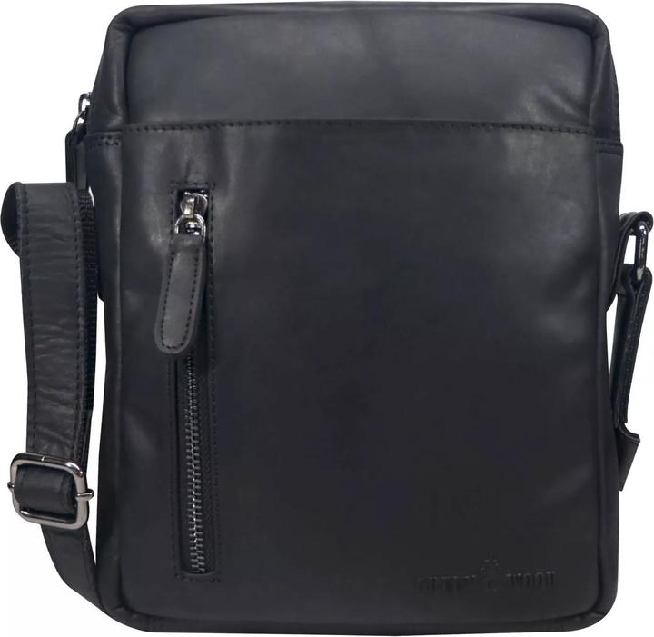 Produktbild Greenwood Herrentasche Echtleder 12 Zoll Dan Vintage Look No.16