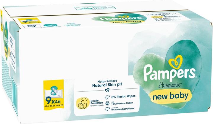 Actual product image Pampers Harmony New Baby (414 Piece)