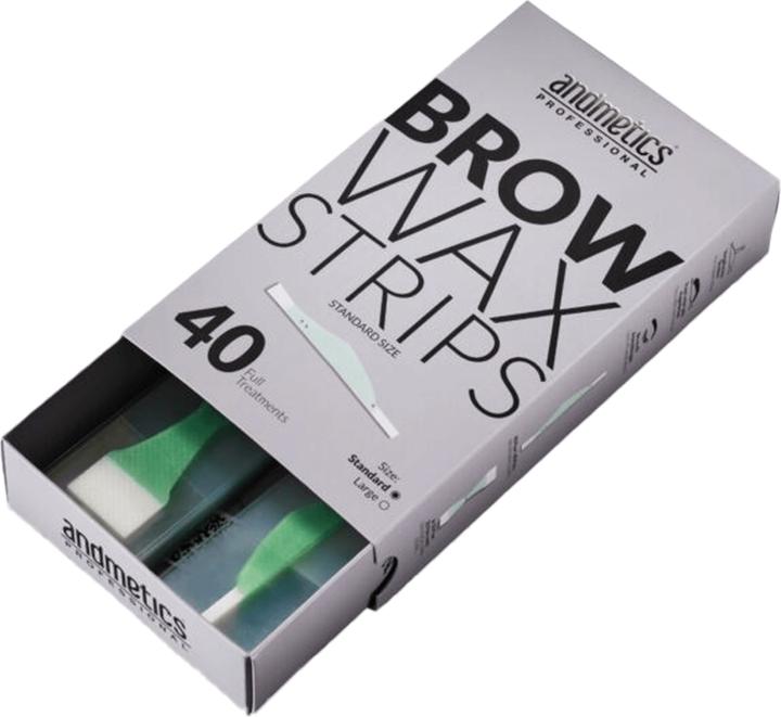 Actual product image Andmetics - Brow Wax Strips Men