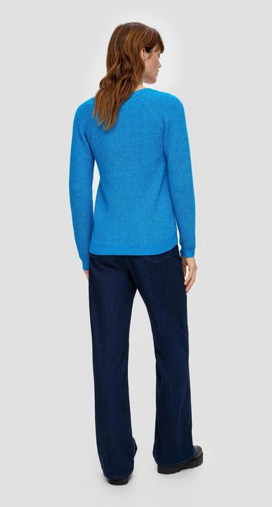 Image du produit s.Oliver Strickpullover Strickpullover mit Rippstruktur (44)