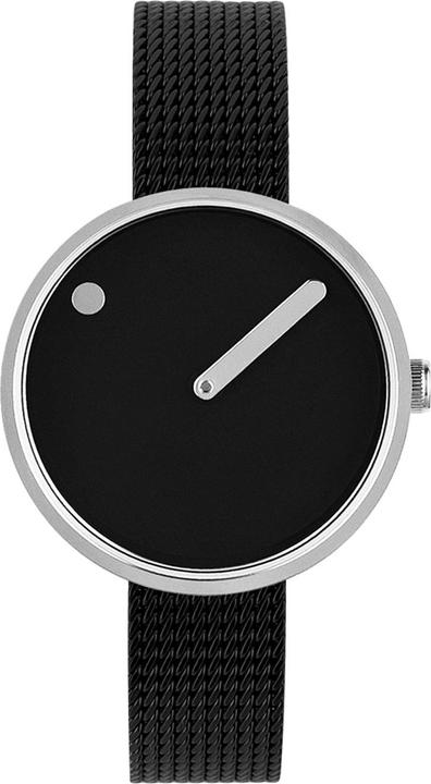 Actual product image Picto 43369-1012 Damenuhr Black 30mm 5ATM (Analogue wristwatch, 30 mm)