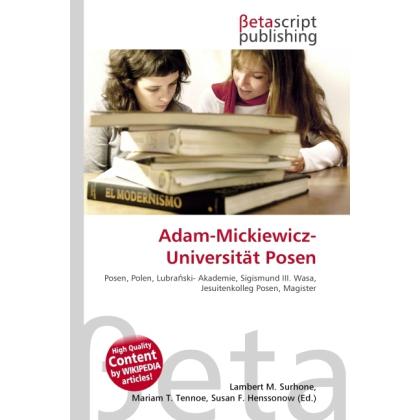 Adam-Mickiewicz-Universität Posen, Fachbücher