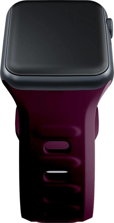 Produktbild 3MK Silicone Watch Strap ciemnofioletowy /mulberry dla Apple Watch 38/40/41mm (Silikon, Edelstahl)