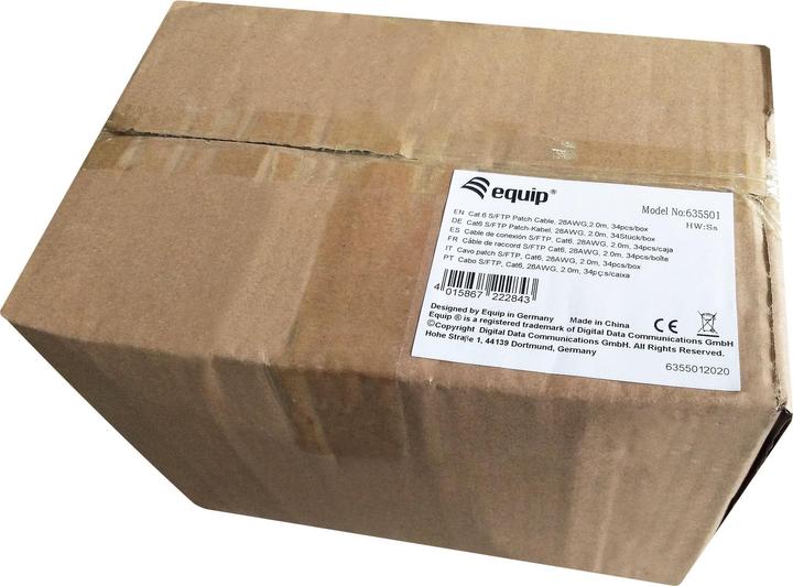 Image du produit equip Câble patch (S/FTP, CAT6, 10 m)