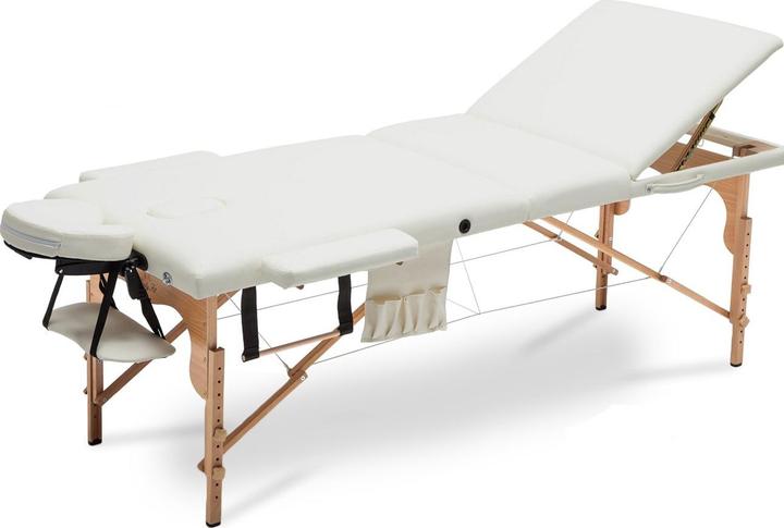 Body Fit table, 3-piece massage bed, wooden XXL universal (580)