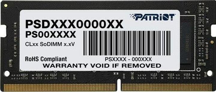 Actual product image Patriot Signature PSD416G240081S Memory Module GB DDR4 (1 x 16GB, 2400 MHz, DDR4-RAM, SO-DIMM)