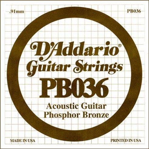 Produktbild D'Addario Pb036 (1x, Gitarre, 0.04")
