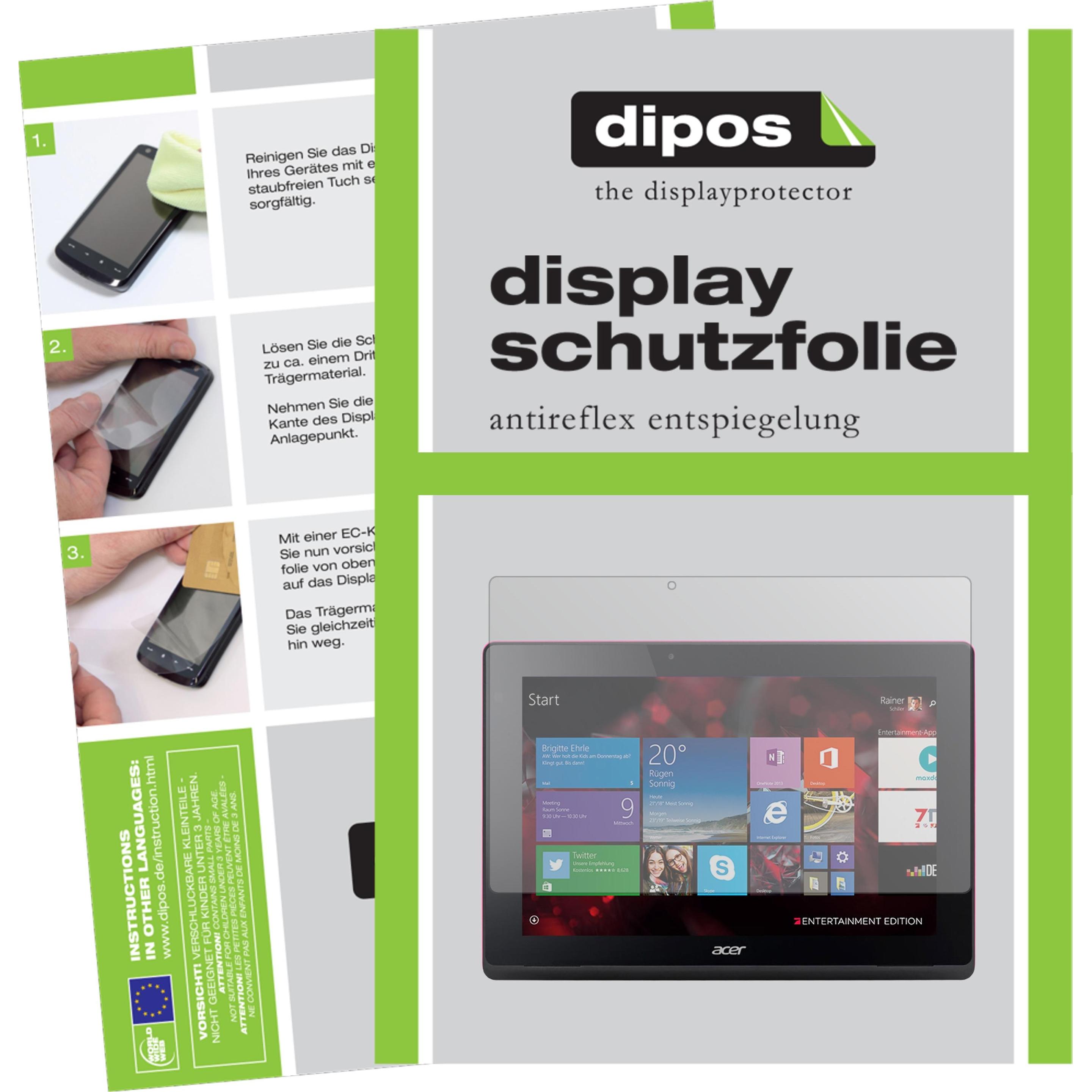 Thumbnail - Dipos Displayschutzfolie Antireflex (2 Stück, Aspire Switch 10 E Pro7), Tablet Schutzfolie