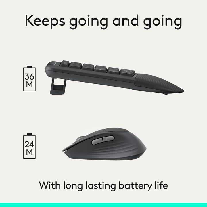 Produktbild Logitech Signature Comfort Plus MK880 Combo (CH, Kabellos)