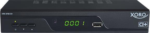 Actual product image Xoro HRK 8760 (DVB-C, CI+ slot)