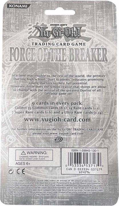 Actual product image Yu-Gi-Oh Force of the Breaker Booster Blister 1st Edition (Sealed) -! (English, Blister pack)