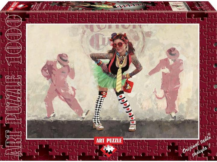 Actual product image Lamberth ART PUZZLE Puzzle Angel with the devil in her body 1000 pieces (1000 pieces)
