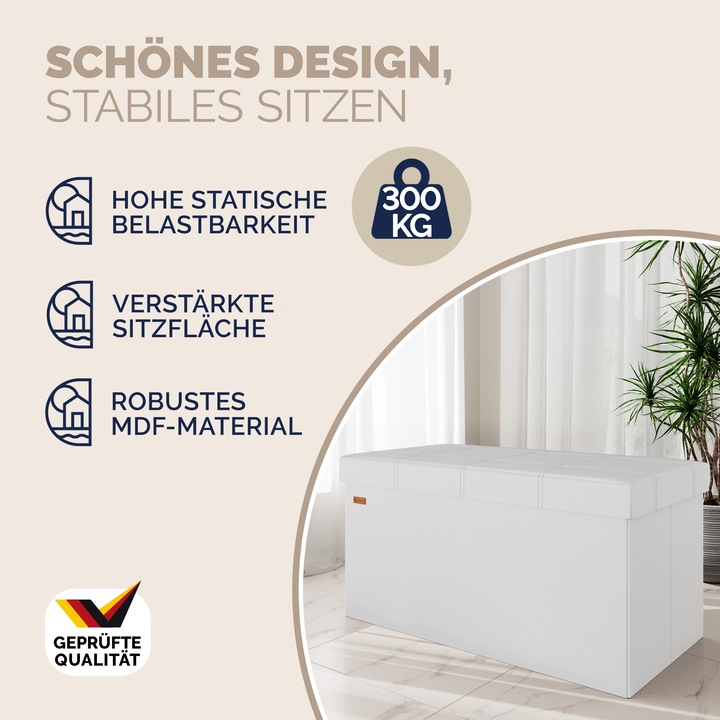 Image du produit Casaria Coffre siège (80 cm)