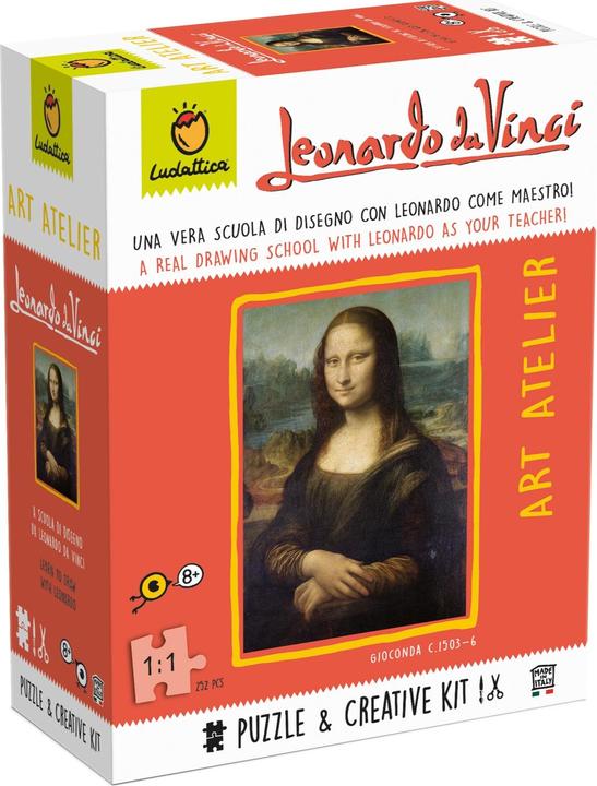 Produktbild Ludattica Art Games - Atelier Leonardo Da Vinci (252 Teile)