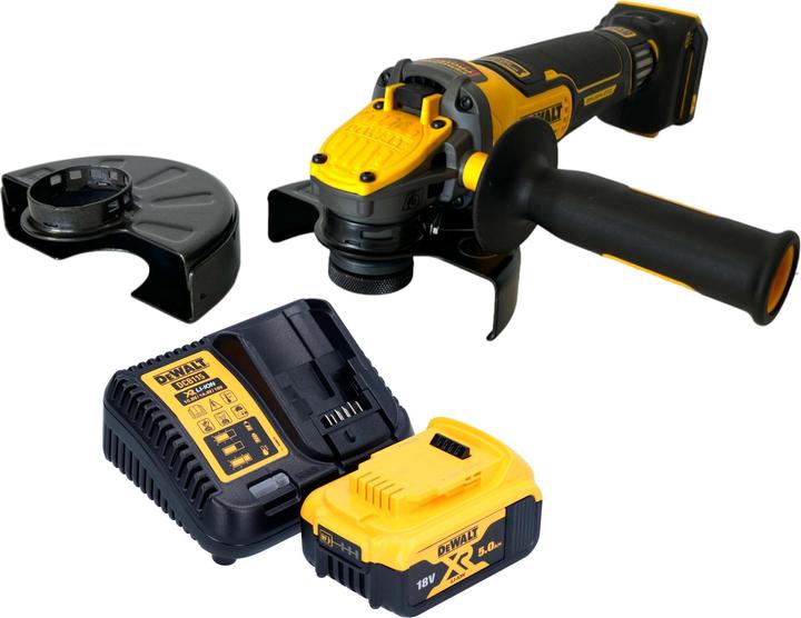 Image du produit DeWalt DCG 416 VS P1 Meuleuse d'angle sans fil 18 V 125 mm Brushless + 1x batterie 5,0 Ah + chargeur (125 mm)